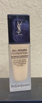 YSL All Hours Foundation W/ SPF20 Matte (0.84oz / 25ml) BD 55 Warm Toffee, NEW - Image 1 of 2