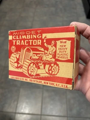 Tractor de escalada Marx enano solo en caja original Foto 1 de 4