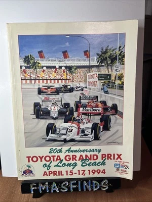 V3 1994 F1 Formula One LONG BEACH CA GRAND PRIX Race Program Al Unser Jr. - Image 1 of 2