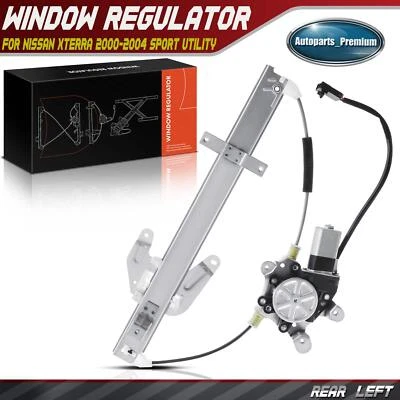Regulador de ventana eléctrica con motor para conductor trasero izquierdo Nissan Xterra 2000-2004 Foto 1 de 4