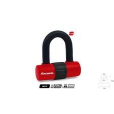 ABUS Lucchetto Con Catena Granit Detecto XPlus Per Moto - Allarme 100dB, Livello Sicurezza 20