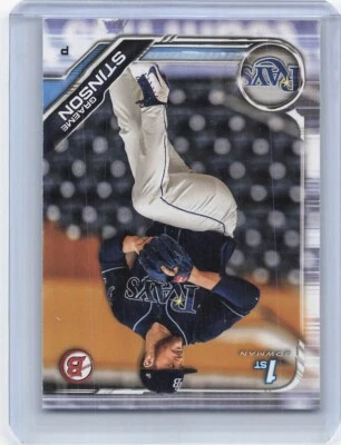 2019 Bowman Draft - Chrome #BDC-116 Graeme Stinson (RC) - Image 1 of 2