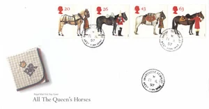(04759) GB FDC All the Queens Horses Duke Street Sheffield CDS 1997 - Picture 1 of 2