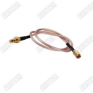 SMB male to SMB female Coax Satellite Radio Extension Cable RG178 15cm - Picture 1 of 3