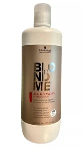 Schwarzkopf BlondMe All Blondes Rich Shampoo - Normal to Coarse Blondes, 33.8 oz - Picture 1 of 1