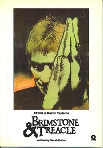 STING Brimstone & Treacle Storybook 1982 large paperback book THE POLICE - Imagen 1 de 1