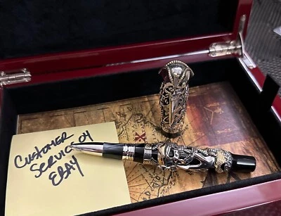 Montegrappa Pirates Rollerball Pen Limited Edition of 399 Globally MSRP $5500 - Image 1 of 4