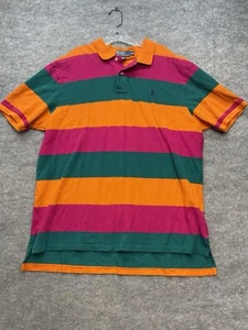 Polo Ralph Lauren Shirt Mens Size XXL Striped Bold Colorful - Picture 1 of 11