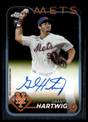 2024 Topps Chrome #RA-GH Grant Hartwig BASEBALL New York Mets - Image 1 of 2