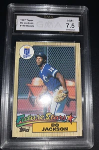 1987 Topps Future Stars BO JACKSON #170 Royals - Rookie Card (RC) - GMA 7.5 NM+ - Picture 1 of 2