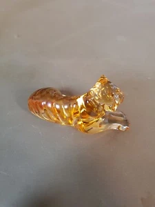Baccarat Cristal Ámbar Tigre COMO NUEVO - Imagen 1 de 4