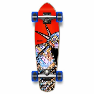 Yocaher Micro Cruiser Complete - The Bird Red - Picture 1 of 3