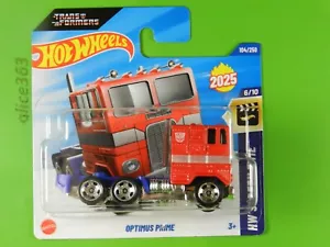 Hot Wheels 2025 - Transformers Optimus Prime - Screen Time - 104 - Neuf En OVP - Bild 1 von 1