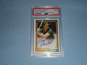 Tarjeta de béisbol 2018 Topps Archives Terry Steinbach FFATS PSA 9 como nueva 78039419 - Imagen 1 de 2