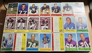 1964 Philadelphia Fleer Football 49-Card Lot w/ Minor Stars - No Creases All Pic - Picture 1 of 8
