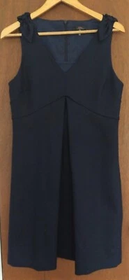 Trina Turk Sleeveless Navy Blue Dress, Flattering Fit, Size 10, Good Condition - Image 1 of 4