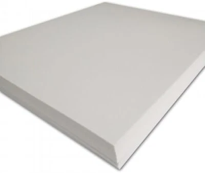 75cm x 50cm x 3mm，White - 3D Hard Embroidery Puff Foam Backing Paper- 100 sheets - Image 1 of 2