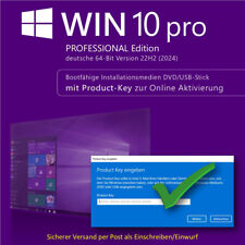 Windows 10 Professional 3264 Key Installations-Datenträger (CDDVDStick)