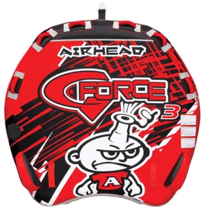 Airhead G-Force 3 Inflable Triple Rider Remolcable Negro/Rojo (AHGF-3) - Imagen 1 de 1