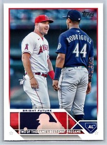 2023 Topps Update Veteran Combos Mike Trout/Julio Rodriguez #US132