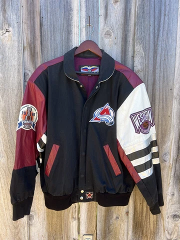 Jeff Hamilton 1996 Colorado Avalanche Stanley Cup Champions Jacket Cover