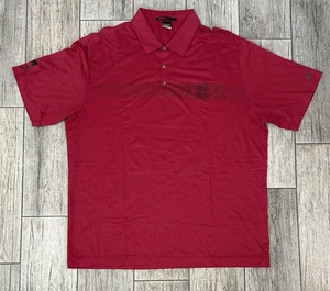 Polo de golf Nike Tiger Woods Collection Dri-Fit elástico gris rojo para hombre XL - Imagen 1 de 11