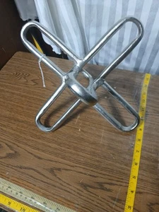 SCULTURA VINTAGE METALLO ASTRATTA METÀ SECOLO MISTERO MODERNO BRUTALISTA ANNI 70 - Foto 1 di 6