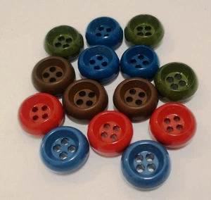 BOTTONI PER ABITO O GIACCA LEGGERA BOMBATI 4 FORI 15 mm - Foto 1 di 17