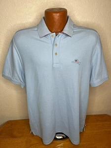 Camisa Polo/Golf Para Hombre Tommy Bahama Relax S/S M Mediana | Algodón Supima | Azul - Imagen 1 de 5