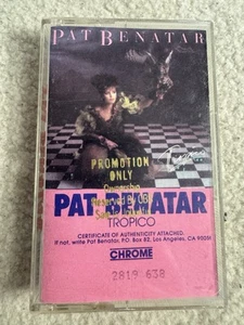 PROMO TAPE Pat Benatar Trópico Cassette Tape 1984 CBS Classic Rock Rare Demo - Picture 1 of 16