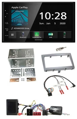 Kenwood Bluetooth Lenkrad DAB USB 2DIN Autoradio für Porsche 911 Boxster Cayman - Bild 1 von 4