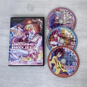 No Game No Life (DVD, 2015, 3-Disc Set) Anime 12 Episodes English & Japanese - Picture 1 of 6
