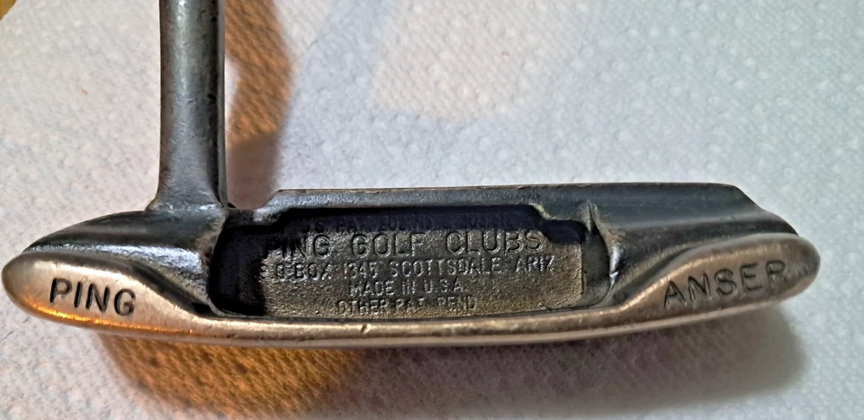 Original Rare 1960s Ping Scottsdale Anser Putter W/ original Grip - Image 1 of 4