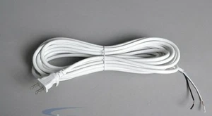 Netzkabel passend für viele Oreck Standstaubsauger XL 9100 & 9200 30' weiß elektrisch - Bild 1 von 1