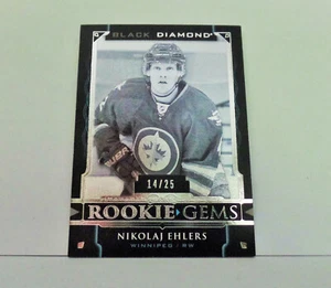 2015-16 Black Diamond Rookie Gems Pure Black RG-NE Nikolaj Ehlers /25 - Picture 1 of 1