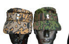 Ww2 German Army Oak Leaf Camo Cotton Hat M43 Field Cap Size M 2Pcs