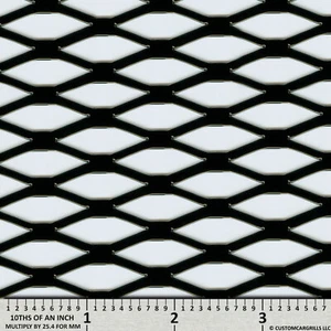 "CCG UNIVERSAL 12"" x 48"" DIAMOND XXL MALLA PLANA HOJA DE POLVO NEGRO - Imagen 1 de 8