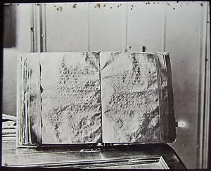 Glass Magic Lantern Slide UPSALA UNIVERSITY CODEX ARGENTINZ C1890 PHOTO SWEDEN - Picture 1 of 2