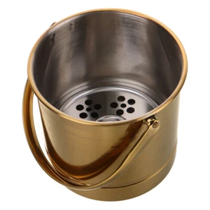 Ice Storage Bucket Wine Ice Container Portable Bucket Stainless Steel Beer - Picture 1 of 12