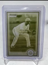 1/1 Alcides Escobar 2010 Bowman Chrome Draft #54 Printing Plate Yellow