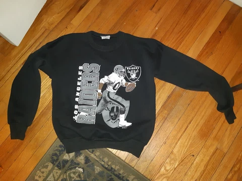 vintage los angeles raiders 1992 sweater Sz youth large Cover