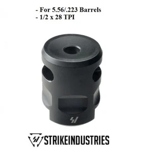 Strike Industries WarHog Comp Muzzle Brake Compact for 223/ 556/ 22LR 1/2x28 NEW - Picture 1 of 6