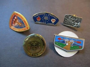 #35 Lote de 5 prendedores de sombrero BSA Boy Scout - Imagen 1 de 6