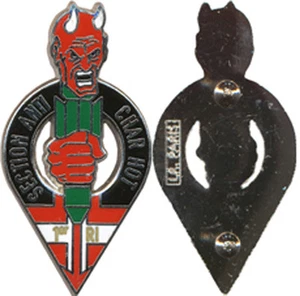 1° Régiment d’Infanterie,C.A Section Antichars HOT,diable 6 doigts L.R. (9371) - Picture 1 of 1