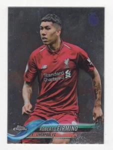 2018-19 TOPPS CHROME PREMIER LEAGUE SOCCER ROBERTO FIRMINO - LIVERPOOL FC #25 - Picture 1 of 1
