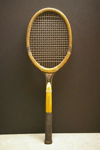 VINTAGE WERCER BEASELY FIBRE SEAL WRIGHT DITSON CHAMPION QUALITY TENNIS RACQUET - Picture 1 of 12