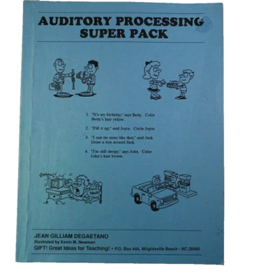 Auditory Processing Super Pack Jean Gilliam Degaetano Listening Language Process - Image 1 of 4