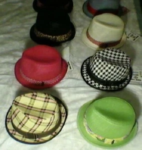 Fedora Hats - Brand New with Tags - Many Different Styles - Picture 1 of 51