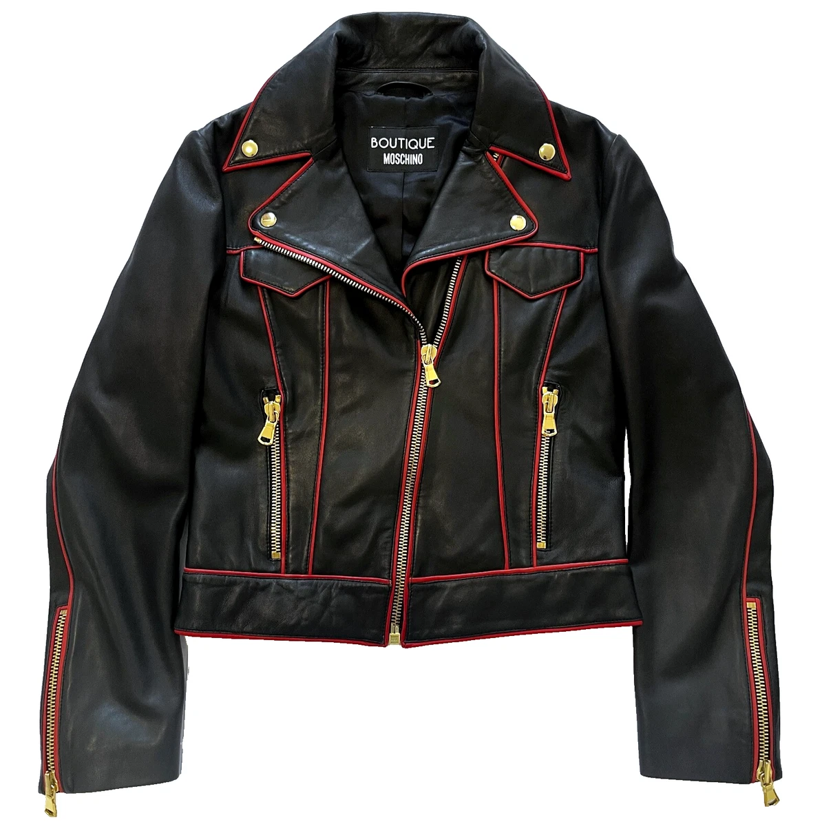 Sale❗️モスキーノ ヴィンテージライダースジャケット レザージャケット Sale❗️モスキーノ ヴィンテージライダースジャケット レザー