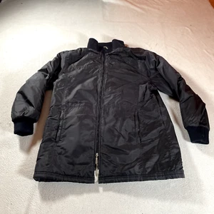 Vintage Champion Elite Jacket Mens Large Black Windbreaker Lined Lightweight - Picture 1 of 17
